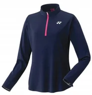 Koszulki i topy damskie - Koszulka damska Yonex Longsleeve Crew Neck navy blue Xs - miniaturka - grafika 1
