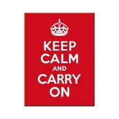 Dekoracje domu - Art Nostalgic 14291 United Kingdom Keep Calm and carry on na magnes, 8 x 6 cm 14291 - miniaturka - grafika 1