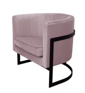Fotele - Fotel Glamour podstawa czarna - miniaturka - grafika 1