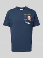 Koszulki męskie - T-shirt z wyhaftowanym napisem - miniaturka - grafika 1