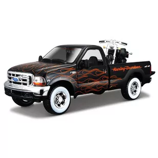 Maisto, model Ford F350 Super Duty Pickup WHD - Kolekcjonerskie modele pojazdów - miniaturka - grafika 1