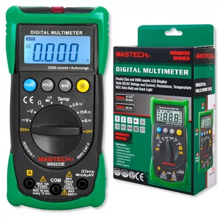 Mastech Miernik uniwersalny MS8233E - Multimetry - miniaturka - grafika 1