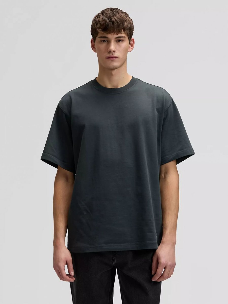 t-shirt uomo lee 112378724 workwear boxy washed black