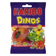 Żelki - Haribo Dinos Żelki Owocowe W Kształcie Dinozaurów Owocowa Przekąska 100G - miniaturka - grafika 1