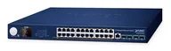 Pozostałe akcesoria sieciowe - PLANET Layer 3 24-Port 10/100/1000T Zarządzany L3 Gigabit Ethernet (10/100/1000) Obsługa PoE Niebieski - miniaturka - grafika 1