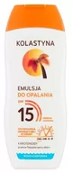 Balsamy i kremy do opalania - Kolastyna SARANTIS Emulsja do opalania SPF15+ 200ml - miniaturka - grafika 1