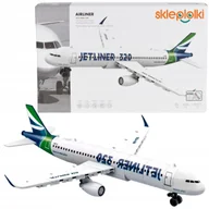 Klocki - KLOCKI KONSTRUKCYJNE SAMOLOT PASAŻERSKI ZESTAW DLA DZIECI A-320 MODEL - miniaturka - grafika 1