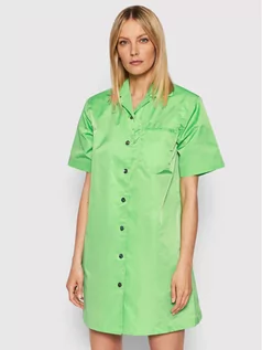 Sukienki - Remain Sukienka codzienna Storm RM1142 Zielony Loose Fit - grafika 1