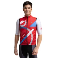 Kurtki rowerowe - Męska wiatroszczelna kamizelka rowerowa Real Sporting de Gijón x - miniaturka - grafika 1