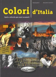 Colori d'italia Podręcznik +  CD - Quadrini Paola. Zannirato Alessandro - Książki do nauki języka włoskiego - miniaturka - grafika 1