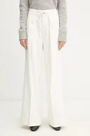 Spodnie damskie - BOSS jeansy damskie kolor beżowy 50558680 - miniaturka - grafika 1