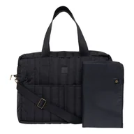 Torebki damskie - Torba na pieluchy z mata do przewijania Puffed czarna Jollein - miniaturka - grafika 1