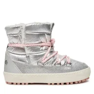 Buty dla dziewczynek - Śniegowce Gioseppo 73330-P Srebrny - miniaturka - grafika 1