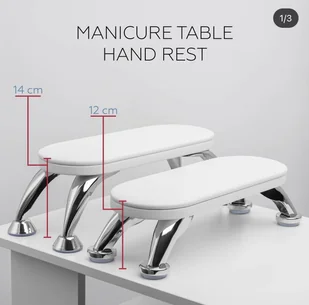 Shemax Podstawka Do Rąk Hand Rest 14 cm Gold - Pozostałe akcesoria kosmetyczne - miniaturka - grafika 5