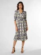 Sukienki - IPURI Sukienka damska Kobiety Satyna zielony|wielokolorowy wzorzysty, 34 - miniaturka - grafika 1