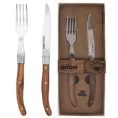 Noże kuchenne - Orion Nóż + Widelec do STEKÓW PIZZY z ząbkami 831153 - miniaturka - grafika 1