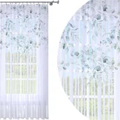 Firany - Firana Gotowa 140X250 Woal Barwiona Wzór Na Żabki - miniaturka - grafika 1