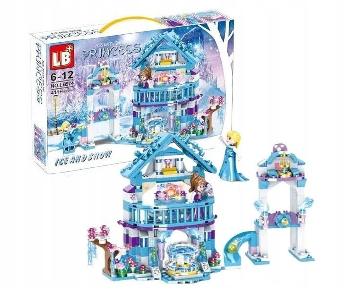 FROZEN Kraina Lodu Elza Zamek 411 el.