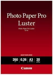 Canon LU-101 A 3 Papier fotograficzny Pro Luster 260 g, 20 Blatt 6211B007 - Papier do drukarek - miniaturka - grafika 2