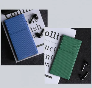 Nillkin CamShield S Case etui Samsung Galaxy S23 Ultra pancerny pokrowiec osłona na aparat zielone - Etui i futerały do telefonów - miniaturka - grafika 14