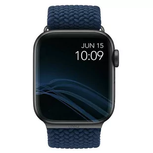UNIQ pasek Aspen Apple Watch 40/38/41mm Braided niebieski/oxford blue - Akcesoria do smartwatchy - miniaturka - grafika 4