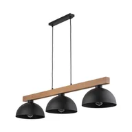 Lampy sufitowe - Oslo lampa wisząca 3-punktowa czarna 4710 - miniaturka - grafika 1