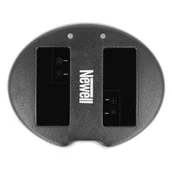 Ładowarki do aparatów dedykowane - Newell ładowarka 2w1 Canon LP-E8 - miniaturka - grafika 1