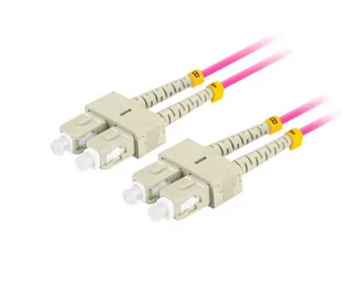 Lanberg kabel światłowodowy FO-SUSU-MD41-0010-VT 1m - Kable światłowodowe - miniaturka - grafika 2
