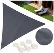 Markizy - Żagiel przeciwsłoneczny trójkątny 7m2 Plonos PL-886 szary - miniaturka - grafika 1