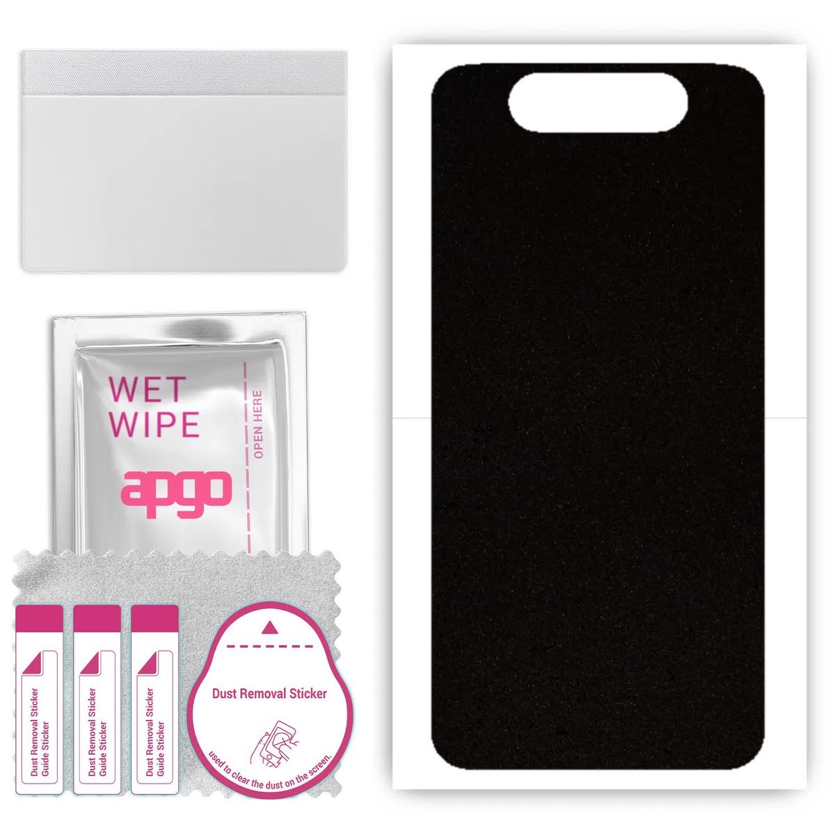 Folia naklejka skórka strukturalna na TYŁ Zamsz do Samsung Galaxy A80 - Zamsz Czarny - apgo SKINS