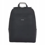 Plecaki - Calvin klein plecak damski business backpack saffiano czarny - Empik - miniaturka - grafika 1