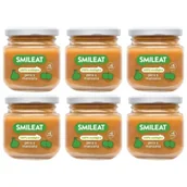 Desery dla dzieci - Smileat Deser z ekologicznymi gruszkami i jabłkami po 6 miesiącu Zestaw 6 x 130 g Bio - miniaturka - grafika 1