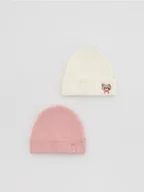Buciki dla niemowląt - Reserved - Czapka z wiskozą 2 pack - wielobarwny - miniaturka - grafika 1