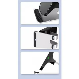 Remax bezprzewodowa ładowarka Qi 10W podstawka na telefon czarny (RP-W12 black) - Ładowarki do telefonów - miniaturka - grafika 10