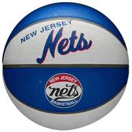 Koszykówka - Piłka do koszykówki Wilson NBA Team Retro Brooklyn Nets Mini Ball rozmiar 3 - miniaturka - grafika 1