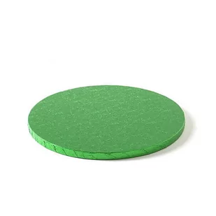 Okrągły podkład pod tort ZIELONY gruby Decora ø 25,5 cm - Dodatki do ciast w proszku - miniaturka - grafika 1