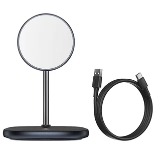Baseus magnetyczna bezprzewodowa indukcyjna ładowarka Qi 15 W uchwyt na telefon podstawka (kompatybilna z MagSafe do iPhone) czarny (WXSW-01) hurtel-67292-0 - Ładowarki do telefonów - miniaturka - grafika 36