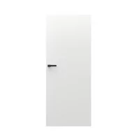 Drzwi wewnętrzne - Skrzydło pełne Hide 1.1 bezprzylgowe 80 prawe biały - miniaturka - grafika 1