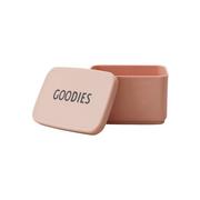 Lunch boxy - Różowy pojemnik na przekąski Design Letters Goodies, 8,2x6,8 cm - miniaturka - grafika 1