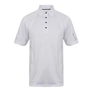 Koszulki i topy damskie - Island Green Golf IGTS1648 męska koszulka CoolPass oddychająca odprowadzająca koszulka polo sportowa top, biała, 2 x duża - miniaturka - grafika 1
