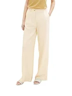 Spodnie damskie - TOM TAILOR Damskie spodnie 1036638, 31649-Ivory ecru, 34 W/30 L, 31649 – kość słoniowa ecru, 34W / 30L - miniaturka - grafika 1