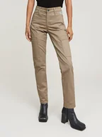 Spodnie damskie - G-Star Bojówki w kolorze beżowym - miniaturka - grafika 1