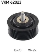 Rolki i napinacze - rolka kierunkowa / prowadząca, pasek klinowy zębaty SKF VKM 62023 - miniaturka - grafika 1