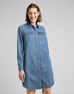 Sukienki - Damska sukienka Lee SHIRT DRESS S - miniaturka - grafika 1