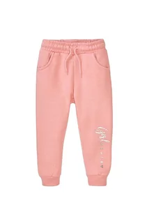 Dresy i komplety dla dziewczynek - Spodnie dresowe dziewczęce różowe - grafika 1