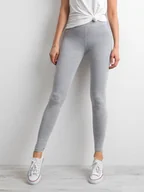 Legginsy - Szare legginsy Basic-XL - miniaturka - grafika 1