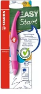 Przybory szkolne - Stabilo Ergonomiczne pióro kulkowe Easy start 0.5mm dla praworęcznych jasny róż-róż - miniaturka - grafika 1