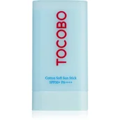 Balsamy i kremy do opalania - Tocobo Cotton Soft Sun Stick SPF50+ PA++++ 19g - miniaturka - grafika 1