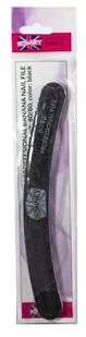 Ronney Ronney Professional Nails Pilnik Papierowy Czarny Banan 80/80 - Akcesoria do paznokci - miniaturka - grafika 1