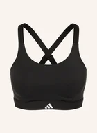 Biustonosze - Adidas Biustonosz Sportowy Tlrd Impact Luxe Z Siateczką schwarz - miniaturka - grafika 1